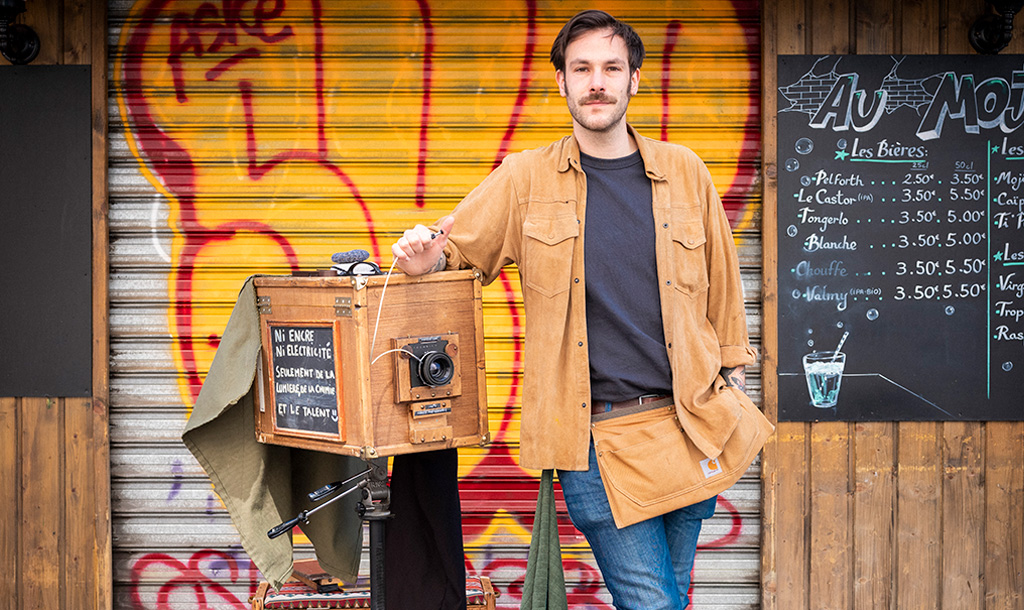 Fakele, l’artisan-photographe déambulant à Montreuil