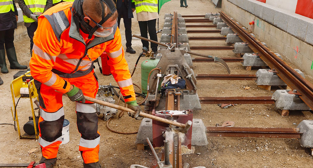 Le chantier de prolongement du T1 va bon train